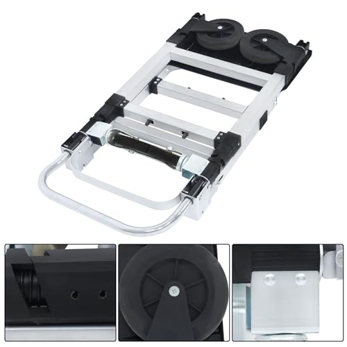 Carretilla plegable con ruedas y freno 500 lbs miniatura 4