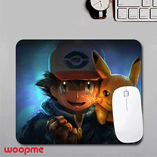 woopme® Cartoon Animation Character Theme Printed Mouse Pad Compatible for Laptop Computer Desktop PC Girls Kids Gaming Non Slip Rubber Base L x H... - Image 2
