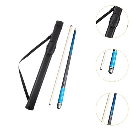 Taco de billar liviano con funda punta 13mm madera miniatura 3