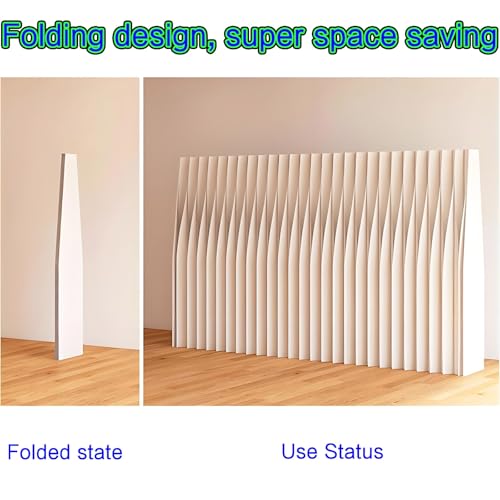Le séparateur de pièce rétractable en papier au design minimaliste