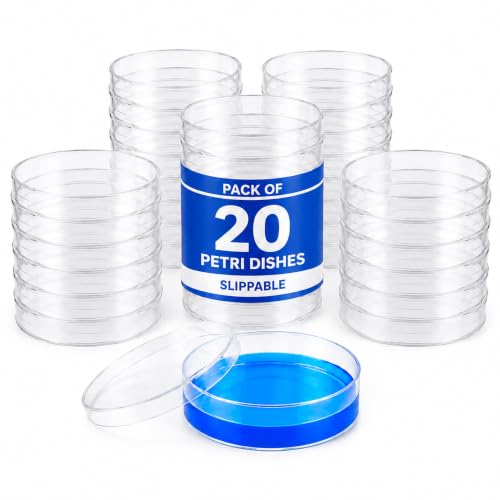 CELLTREAT, 229697MP, 100mm x 15mm Petri Dish, Slippable (Pack of 20)