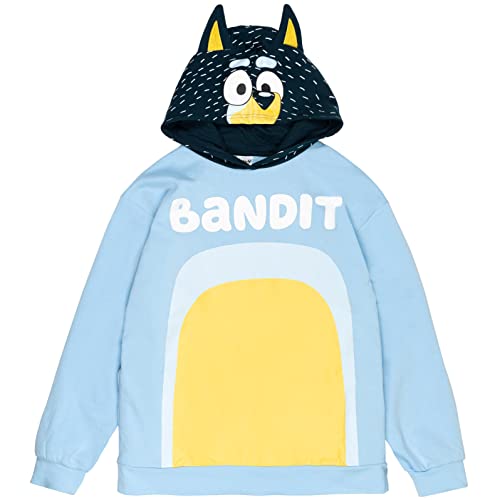 Image of Bluey Matching Family Cosplay Fleece Hooded Sweatshirt