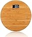 FYHH-JZHY Bilance Pesatura Peso Corporeo Legno Massello Pesatura Elettronica Digitale, Weight Watchers Bagno Alta Precisione Ultra Sottile 2 Batterie Alimentate