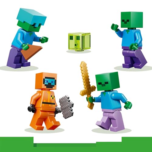 Image of LEGO Minecraft Zombie Dungeon - Pretend Play Building Toy - Kids' Gaming Playset Ages 8+ - 21587