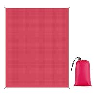 Coperta Da Picnic Impermeabile 200x200 Cm - Unicorno Rosa, Pieghevole Per Spiaggia E Campeggio