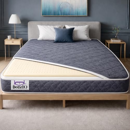 Image of 100% Natural Latex Orthopaedic Mattress | 4-Layer Breathable Eco-Friendly Design | Medium Firm Back Support Mattress for Spine Care | 10 Years Warranty | 70 * 35 * 4 Single