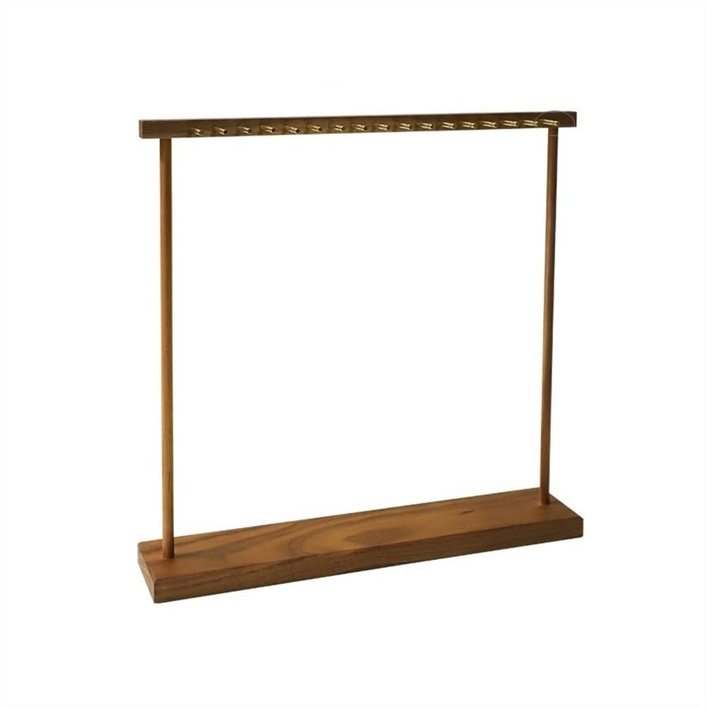 QINGGANG-0224 jewelry organizer Light Luxury Walnut Necklace Jewelry Storage Ornaments Creative Simple Mall Jewelry Display Stand for dressing table(Large)