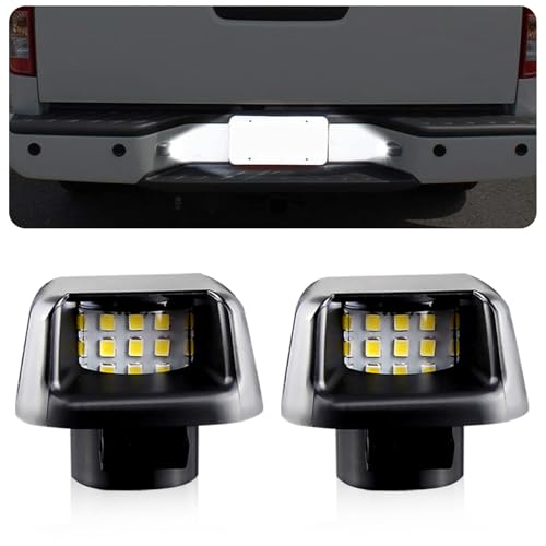 2PCS White 15SMD LED Car Number License Plate Lights for Nissan Navara D40 Frontier Armada Titan Xterra Suzuki Equator
