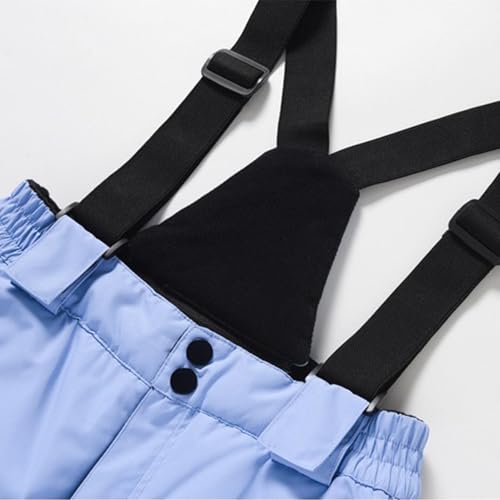 YRAETENM Kid's Snow Bib Pants Winter Waterproof Windproof Ski Pants Boys Girls Outdoor Insulated Warm Snowboard Overalls3