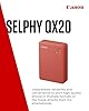 Canon SELPHY QX20 RD Photo Printer Dye-Sublimation 287 x 287 DPI 2.8" x 3.3" (7.2x8.5cm) Wi-Fi