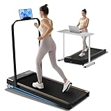ルームランナー 家庭用 電動 静音 ウォーキングマシン 折りたたみ式 コンパクト設計 簡単移動 傾斜機能付き ランニング ウォーキング対応 ダイエット 高齢者も安心 (ブラック, 手すり付き)
