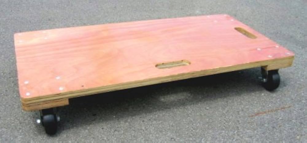 Amazon | マツモト 木製平台車 L TC-9045 積載 150kg 90x45cm