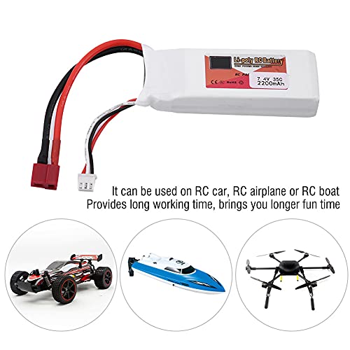 RC-Lipo-AkkuRC-LiPo-AkkuLiPo-Akku 7,4 V, 2s 7,4 V RC-LiPo-Akku Wiederaufladbarer LiPo-Akku 2s LiPo-Akku 5000 mAhFern- und App-gesteuerte Fahrzeugbatterien (17,4V 2200mAh 35C