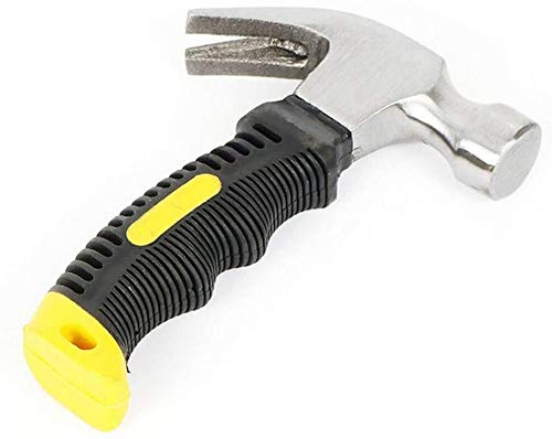 Engineering Hammer，10 Oz Mini Claw Hammer, Multifunctional Carbon Steel Woodworking Hammer With Non-Slip Handle Magnetic Grip Soft Grip Tool, Small Hammer For Nailing Walls #TOP6