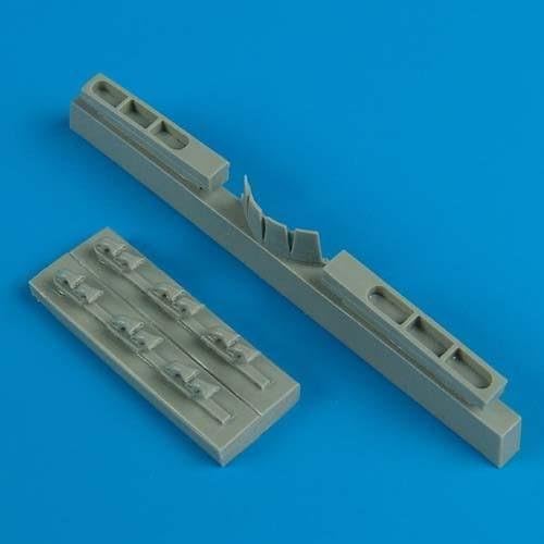 1:72 P-40 M/N Warhawks Exhaust & Radiator Flaps for Academy #QB72-306