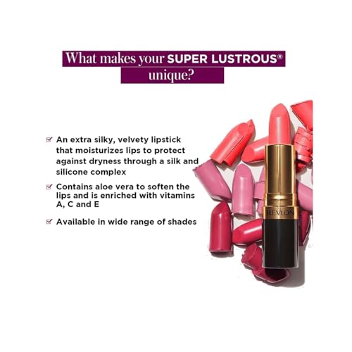 Image of Revlon Super Lustrous Lipstick, Blushing Nude (4.2g)