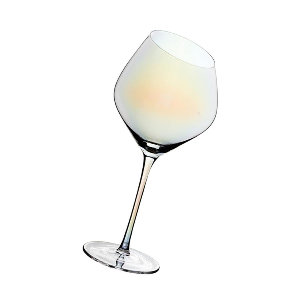 Copa de vino inclinada KICHOUSE el regalo de bodas perfecto de vidrio