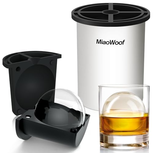 Comparison: Best Ice Ball Maker 7 Clear Ice Cube Maker, 2.5 Inch Stainless Steel Crystal Large Clear Ice Ball Maker, Silicone Ice Cube Mold for Cocktails, Drinks & Bourbon, Whiskey Gifts for Men (1 Pack)