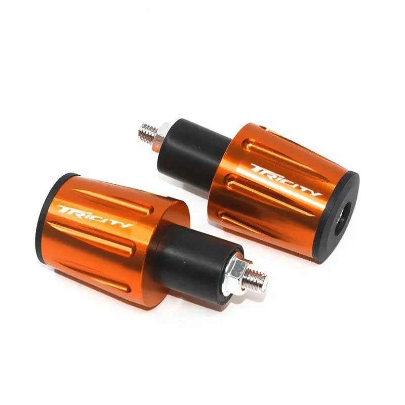 Tapones manillar Yamaha Tricity 300 155 125 accesorios CNC naranja