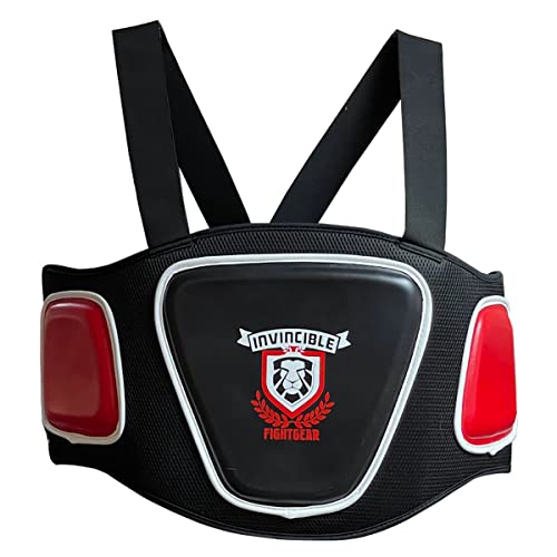 Airflow Body Protector Heavy Hitter: Ultimate Chest Guard for Boxing, MMA, Kickboxing, Muay Thai - Coaching/Training, Black