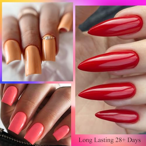 Set de esmalte de uñas gel nude 12 piezas 9 colores miniatura 2