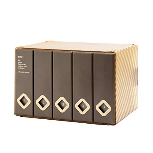 Bunte Platzsparende Album-Cd- Oder DVD-Aufbewahrungsbox Für Bis Zu 120 Festplatten (Farbe: Weiß)