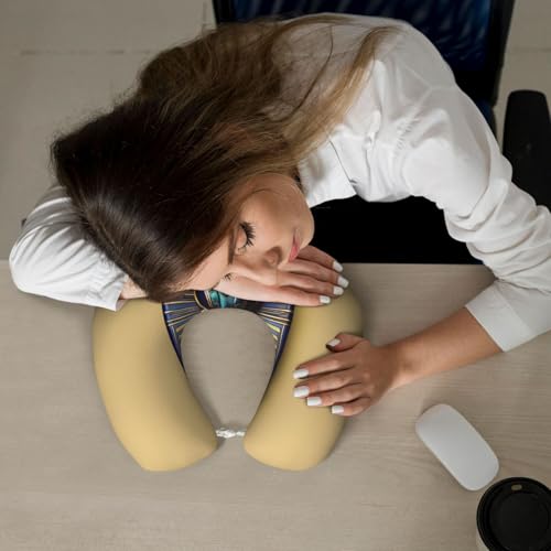 Almohada de viaje con relleno de poliéster negra miniatura 7