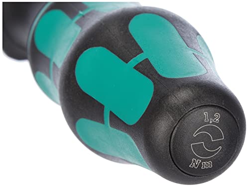 Image of Wera 05074716001 Kraftform 7461 Hexagon Torque Screwdriver, 1 /4 inch Head, 1.2-3.0 Nm Pre-Set Adjustable Torque Range