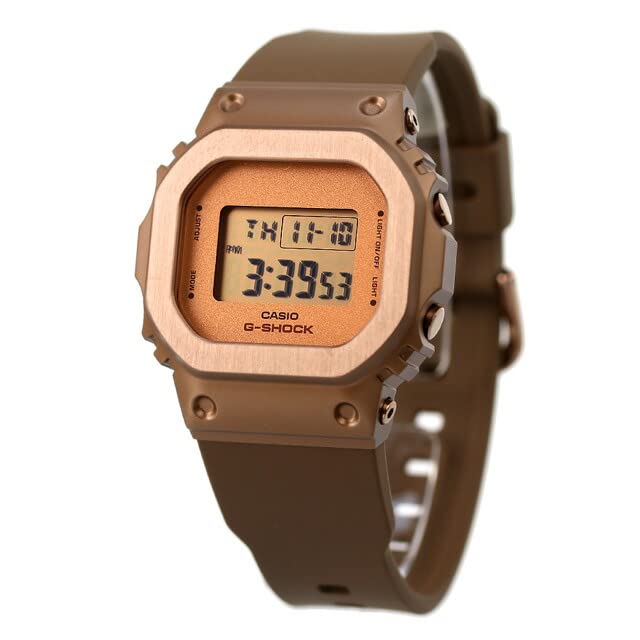 Casio G-SHOCK GM-S5600BR-5 Women's Digital Quartz Wristwatch, LCD