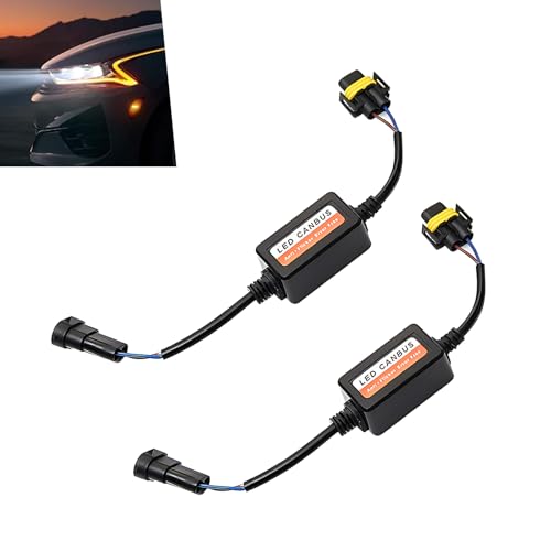 lekiliky 2PCS Car LED Bulb Decoder, Vehicle H11 H8 H9