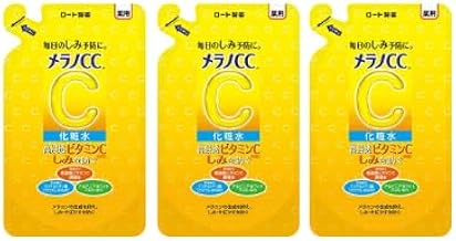 Melano CC Medicated Stain Control Whitening Lotion, Refill, 6.7 fl oz (170 ml) (x3)