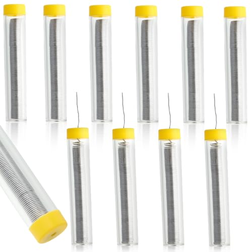 10PCS 0.8 mm Solder, Solder Flux, Repaired Soldering Wire, Portable Solderwire for Repairing Electronic Appliances, Household Appliances Welding