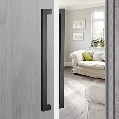 Poignée de porte en verre design noir mat pour intérieur chic - 2