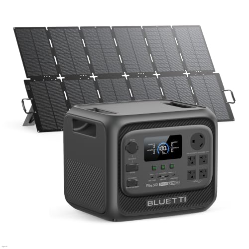 Image of BLUETTI Solar Generator Elite 300 & 500W Solar Panel 3014.4Wh LFP Battery