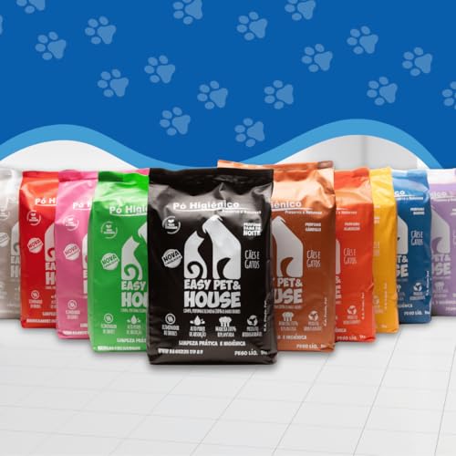 Pó Higiênico Antiodor EasyPet para Cachorros - Limpeza Fácil com Ação Bactericida - Elimina Odores e