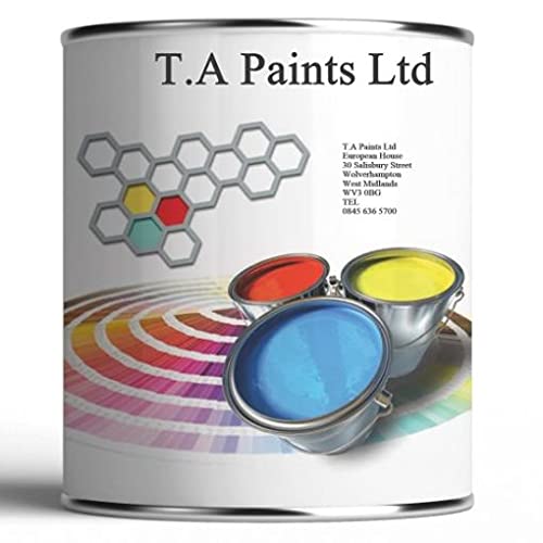 T A Paints Ltd Marine Boat Deck Paint - Suitable for Metal, Wood & Timber - Above & Below The Waterline - Ideal for Boats, Barges & Narrowboats (5 litres, BS 108, Blue)