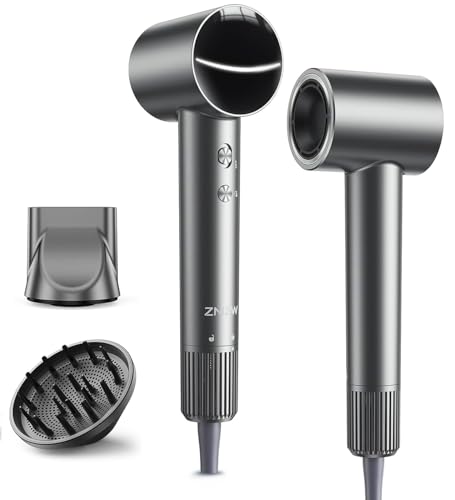 High-Speed Ionic Hair Dryer, 160,000 RPM Brushless Motor Blow Dryer for Fast Drying, 500M Negative...