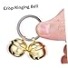 BESPORTBLE Copper Collar Bells for Cats and Dogs Lightweight Pet Accessory Decorative Safety Bells for Collars Easy to Attach for All Pets