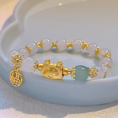 Retro Synthetic Agate Bracelet