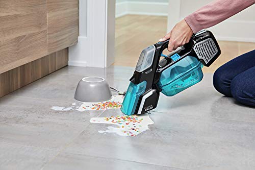 Black+Decker spillbuster Portable Carpet Cleaner, Cordless Spill and Spot (BHSB320JP)