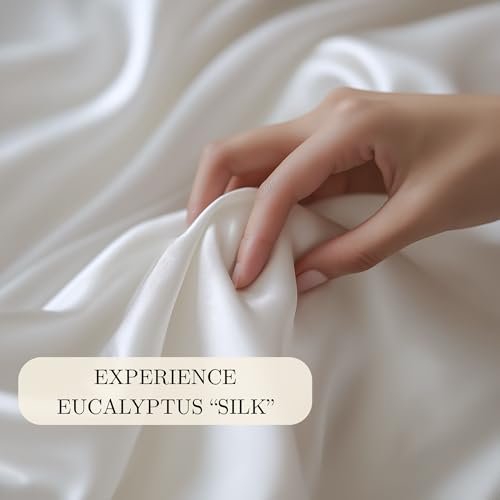 The 11 Best Bed Sheets for Hot Sleepers: My Real-World Testing Results (From a Woman Who's Been There) 2 CASILVA Eucalyptus Sheets - Infused with Silver for Anti-Odor, Softer Than Silk Fibers, More Cooling Than Cotton - Perfect for Hot Sleepers & Sensitive Skin - 100% Tencel Lyocell - Queen Sheet Set