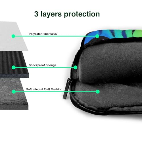 Sac ordinateur portable imprimé zèbre à doublure antistatique