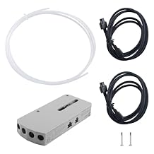 Immdinogo AMS Hub Connection Kit for BambuLab P1P/P1S/X1/X1C Expand to Connect Maximum of 4 AMS Units 16 Channels - Improved Refueling Filament Speed 3D Printer Accessories