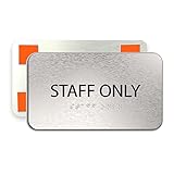 ADASigns Staff Only Sign 7' W...