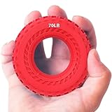 Entrenador de agarre – Ejercitador de dedos para antebrazo, de neumático fortalecedor de agarre – para niños, atletas, hombres, marido, adolescentes, viajes, dormitorio
