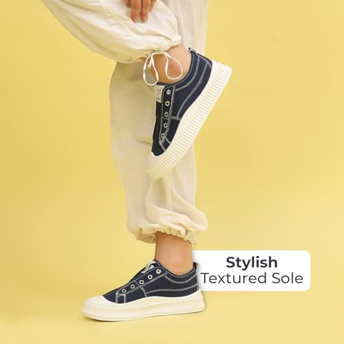 Image of YOHO Cruise Women's Without Lace Trendy Stylish Canvas Slip-On Sneakers (SoS)