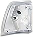 Evan Fischer Driver and Passenger Side Corner Light Set Compatible with 1992-1995 Toyota Pickup 2WD With Bulb With Gray Trim TO2521128, TO2520126
