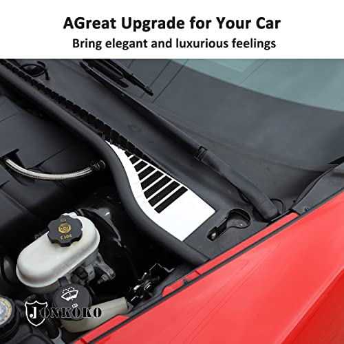 Image of Engine Bay Side Panel Cover for Chevrolet Corvette C6 2005-2013 Hood Engine Trim,Battery Baffle, Fuse Box,Guide Channel Cover,Engine Interior Accessories (Engine Compartment Guide Channel Cover)