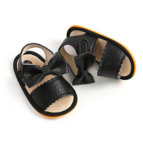 Image of RVROVIC Baby Boys Girls Sandals Premium Infant Summer Outdoor Shoes PU Lightweight Soft Anti-Slip Sole Toddler Prewalker