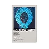 HITOTO Music Posters For Room Aesthetic 90s Childish Gambino Awaken My Love 2016 Canvas Art Poster A